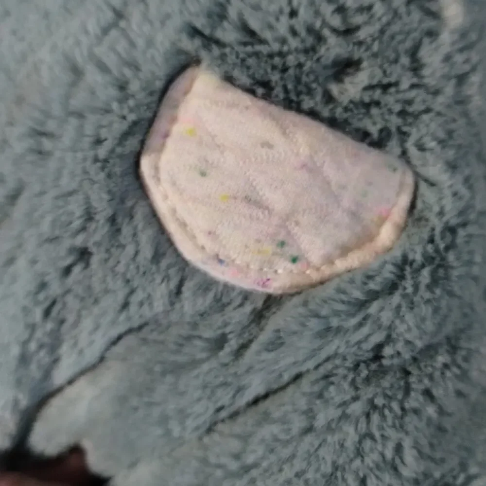 GUND Baby Oh So Snuggly Hippo Hippopotamus Large Plush Stuffed Animal Teal 12.5